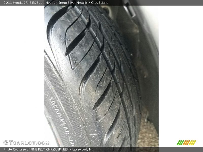 Storm Silver Metallic / Gray Fabric 2011 Honda CR-Z EX Sport Hybrid