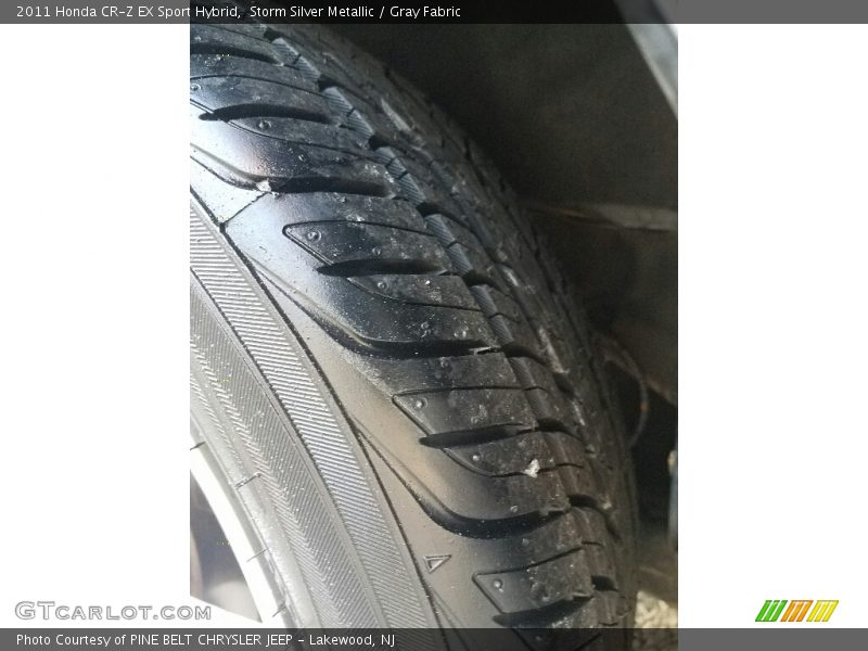 Storm Silver Metallic / Gray Fabric 2011 Honda CR-Z EX Sport Hybrid
