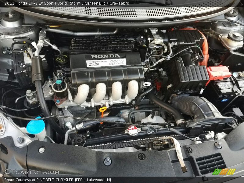 Storm Silver Metallic / Gray Fabric 2011 Honda CR-Z EX Sport Hybrid
