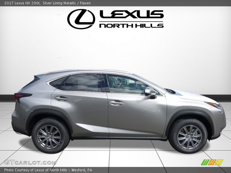 Silver Lining Metallic / Flaxen 2017 Lexus NX 200t