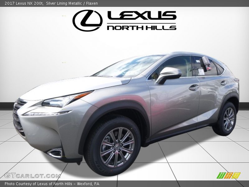 Silver Lining Metallic / Flaxen 2017 Lexus NX 200t