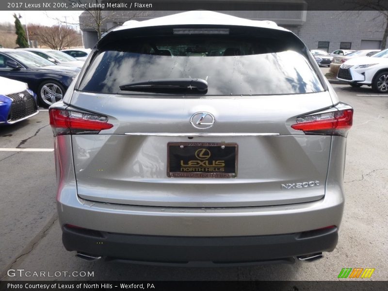 Silver Lining Metallic / Flaxen 2017 Lexus NX 200t
