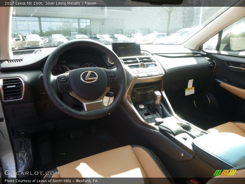 Silver Lining Metallic / Flaxen 2017 Lexus NX 200t