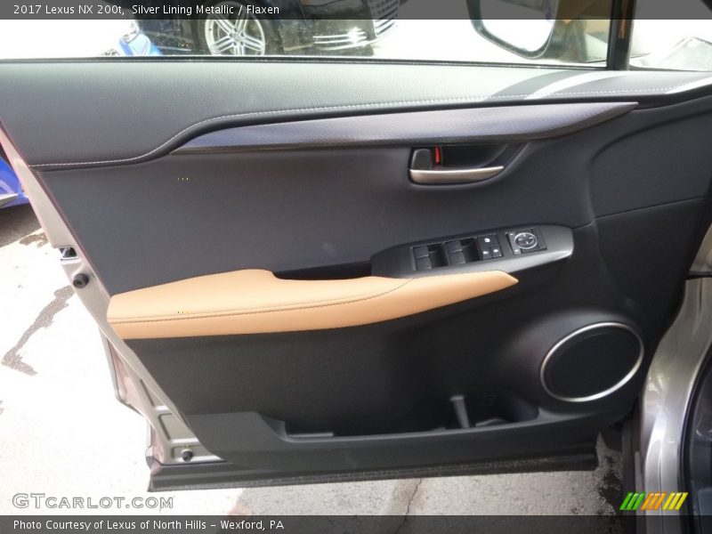 Silver Lining Metallic / Flaxen 2017 Lexus NX 200t