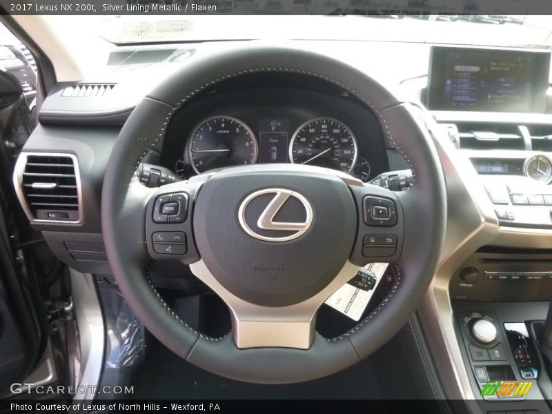 Silver Lining Metallic / Flaxen 2017 Lexus NX 200t