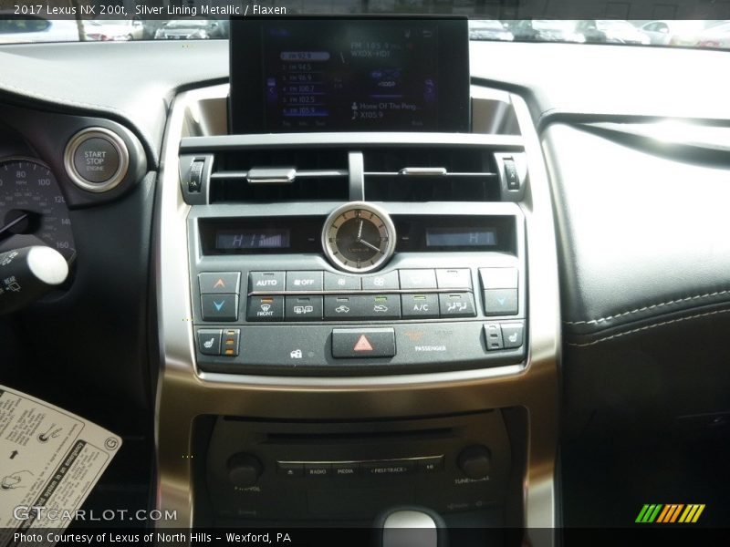 Silver Lining Metallic / Flaxen 2017 Lexus NX 200t