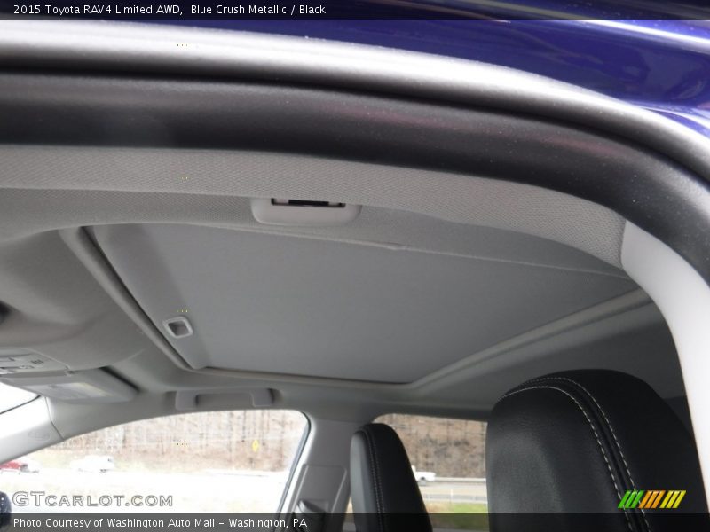 Blue Crush Metallic / Black 2015 Toyota RAV4 Limited AWD