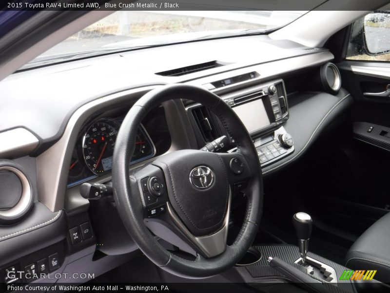 Blue Crush Metallic / Black 2015 Toyota RAV4 Limited AWD
