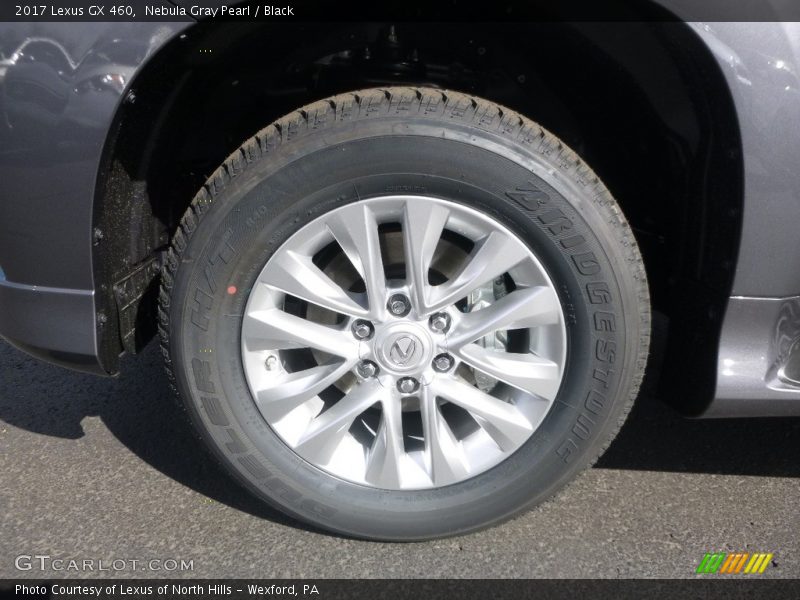 Nebula Gray Pearl / Black 2017 Lexus GX 460