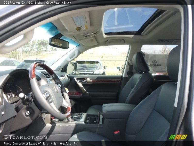 Nebula Gray Pearl / Black 2017 Lexus GX 460