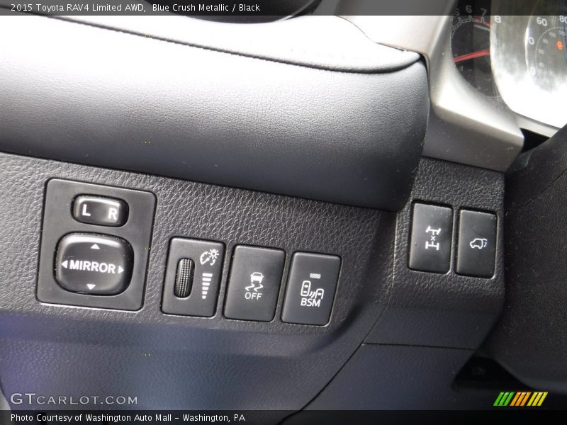 Blue Crush Metallic / Black 2015 Toyota RAV4 Limited AWD