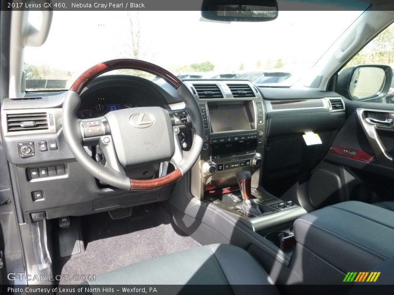 Nebula Gray Pearl / Black 2017 Lexus GX 460