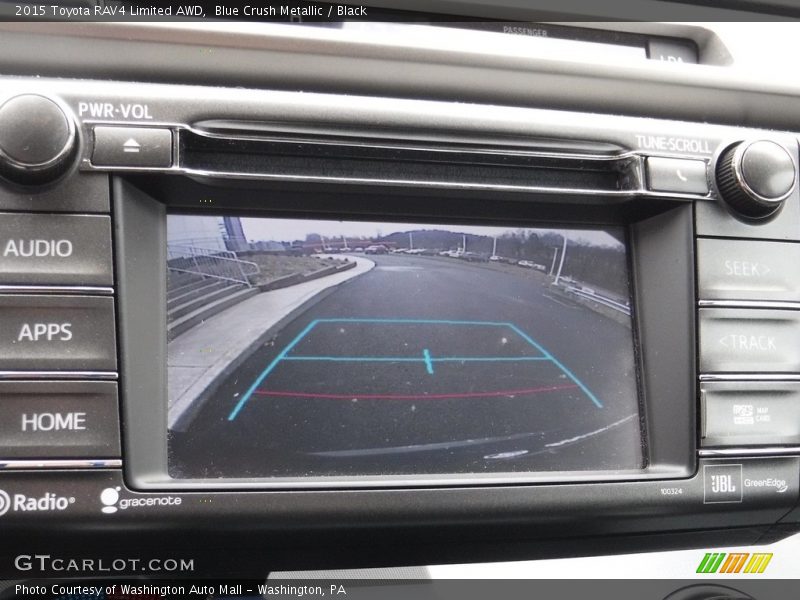 Blue Crush Metallic / Black 2015 Toyota RAV4 Limited AWD