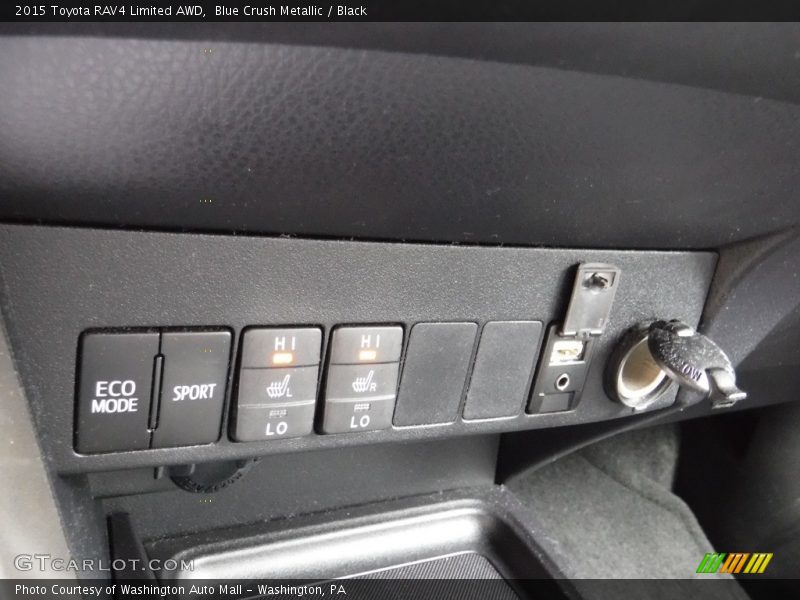 Blue Crush Metallic / Black 2015 Toyota RAV4 Limited AWD