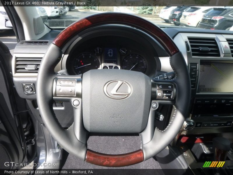 Nebula Gray Pearl / Black 2017 Lexus GX 460