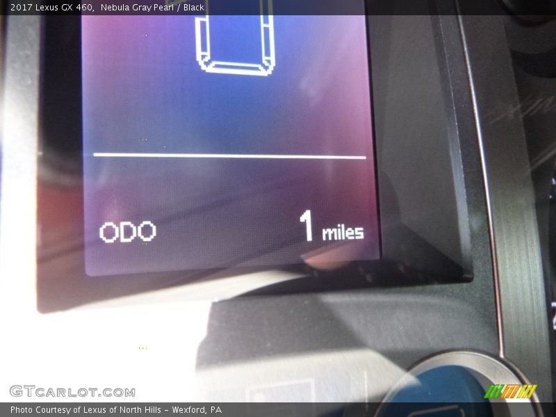 Nebula Gray Pearl / Black 2017 Lexus GX 460