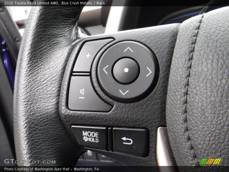 Blue Crush Metallic / Black 2015 Toyota RAV4 Limited AWD