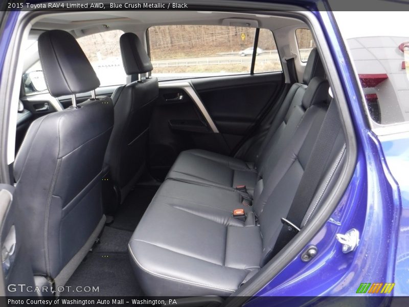 Blue Crush Metallic / Black 2015 Toyota RAV4 Limited AWD