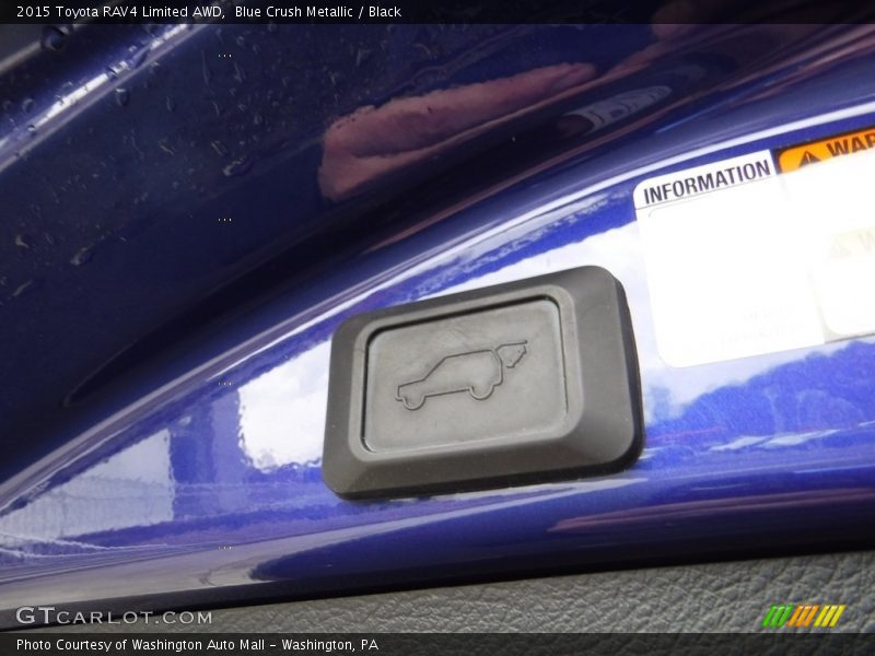 Blue Crush Metallic / Black 2015 Toyota RAV4 Limited AWD