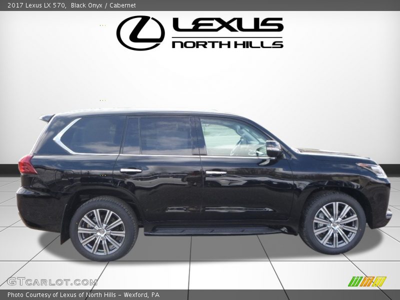Black Onyx / Cabernet 2017 Lexus LX 570