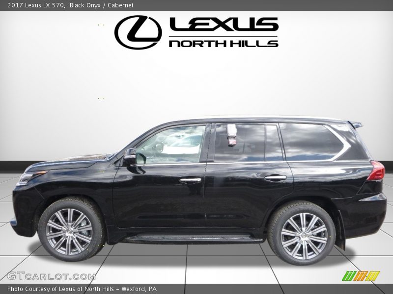 Black Onyx / Cabernet 2017 Lexus LX 570