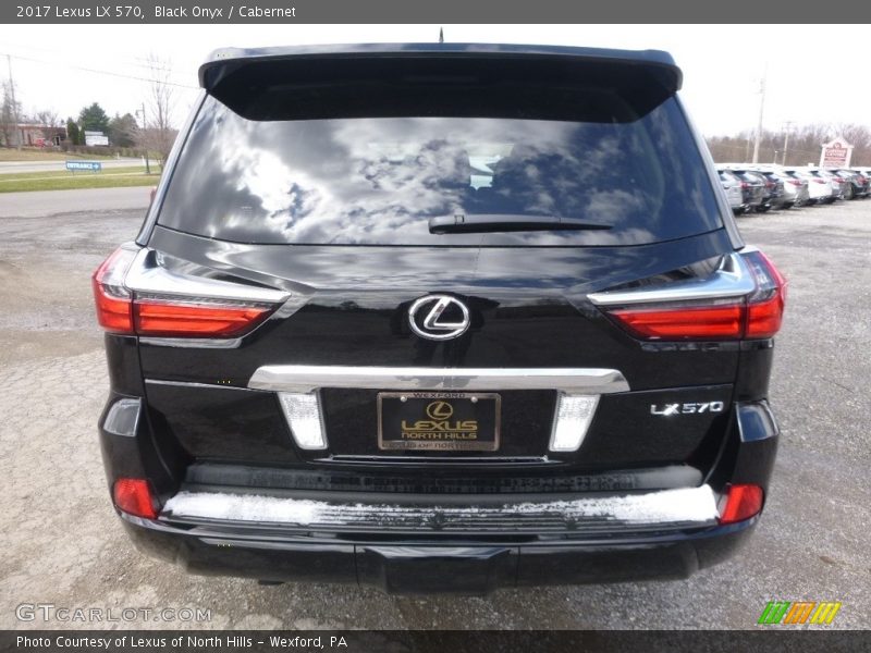 Black Onyx / Cabernet 2017 Lexus LX 570