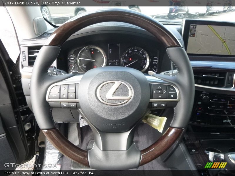 Black Onyx / Cabernet 2017 Lexus LX 570