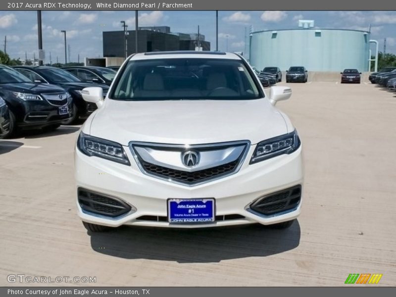 White Diamond Pearl / Parchment 2017 Acura RDX Technology