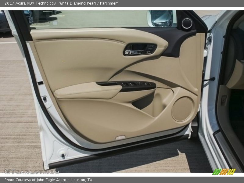 White Diamond Pearl / Parchment 2017 Acura RDX Technology