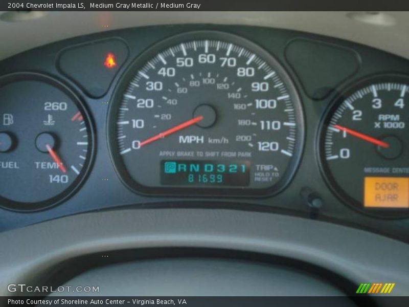 Medium Gray Metallic / Medium Gray 2004 Chevrolet Impala LS