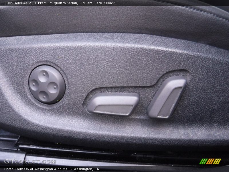 Brilliant Black / Black 2009 Audi A4 2.0T Premium quattro Sedan