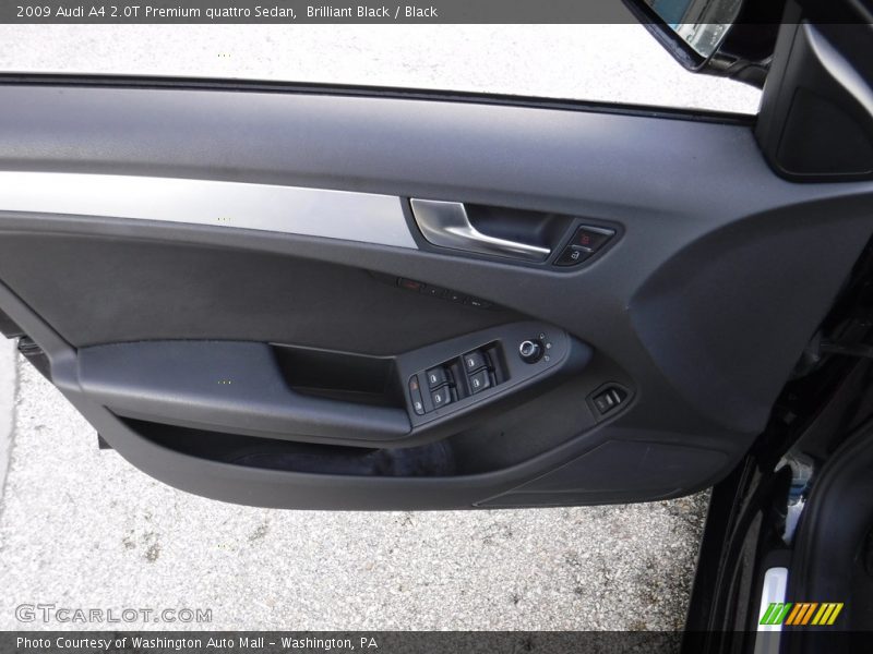 Brilliant Black / Black 2009 Audi A4 2.0T Premium quattro Sedan