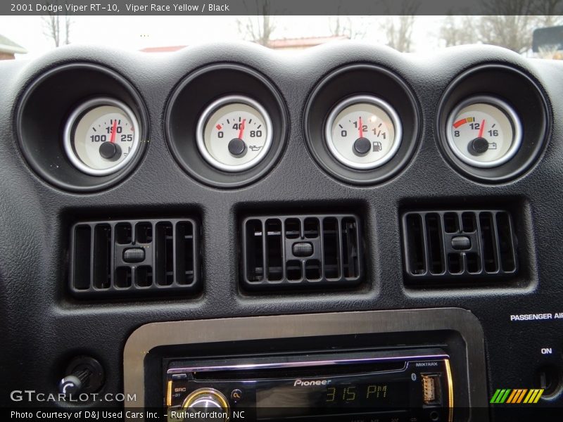 Viper Race Yellow / Black 2001 Dodge Viper RT-10