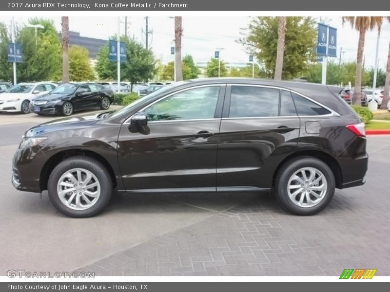 Kona Coffee Metallic / Parchment 2017 Acura RDX Technology