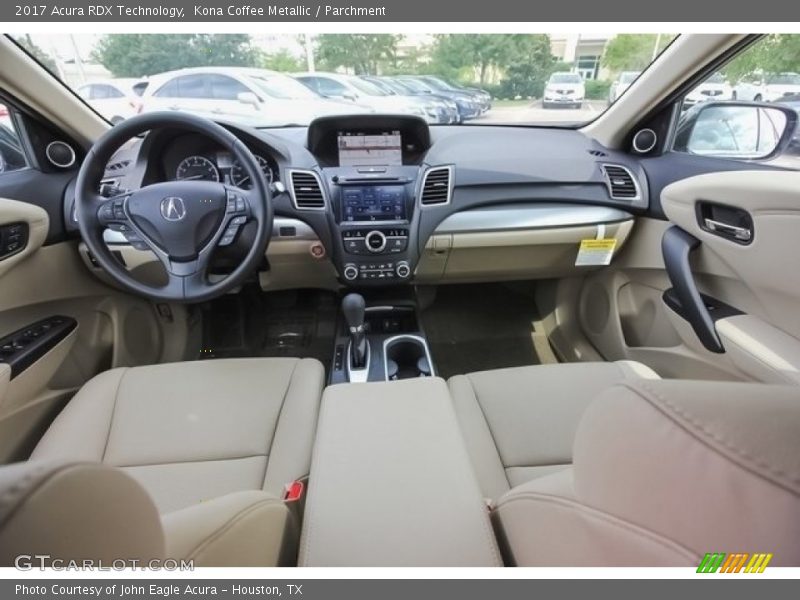 Kona Coffee Metallic / Parchment 2017 Acura RDX Technology