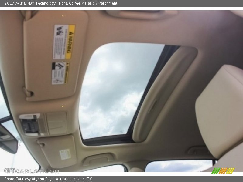 Kona Coffee Metallic / Parchment 2017 Acura RDX Technology