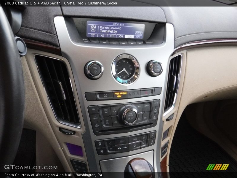 Crystal Red / Cashmere/Cocoa 2008 Cadillac CTS 4 AWD Sedan