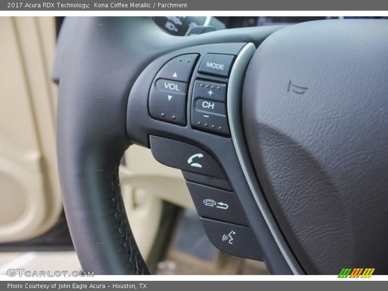 Kona Coffee Metallic / Parchment 2017 Acura RDX Technology