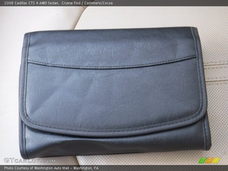 Crystal Red / Cashmere/Cocoa 2008 Cadillac CTS 4 AWD Sedan