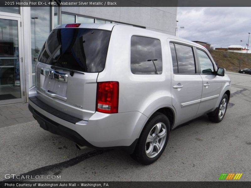 Alabaster Silver Metallic / Black 2015 Honda Pilot EX-L 4WD