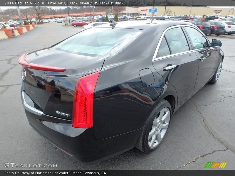 Black Raven / Jet Black/Jet Black 2014 Cadillac ATS 2.0L Turbo AWD