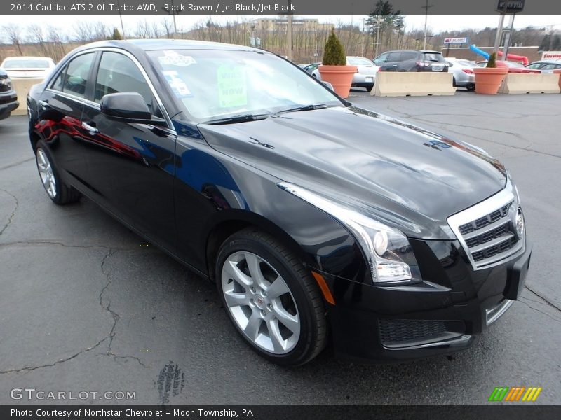 Black Raven / Jet Black/Jet Black 2014 Cadillac ATS 2.0L Turbo AWD