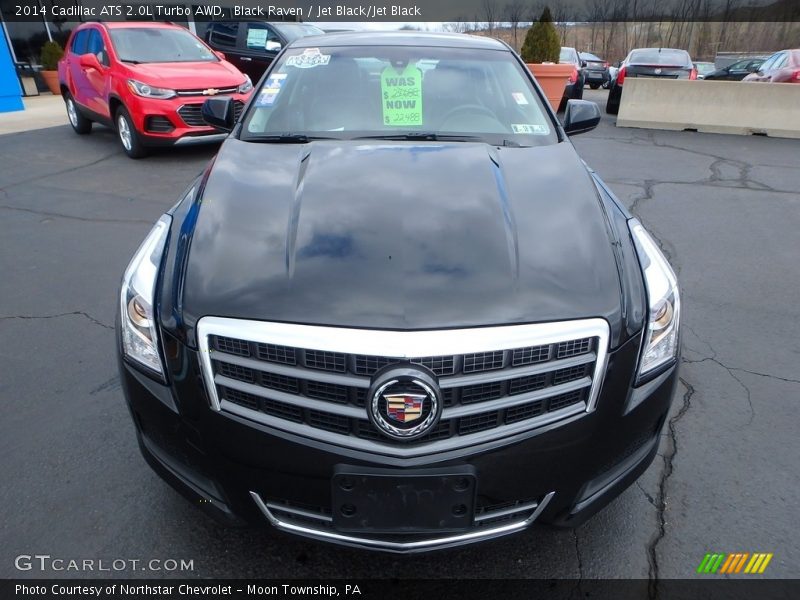 Black Raven / Jet Black/Jet Black 2014 Cadillac ATS 2.0L Turbo AWD