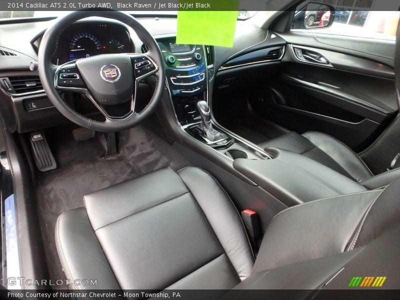 Black Raven / Jet Black/Jet Black 2014 Cadillac ATS 2.0L Turbo AWD