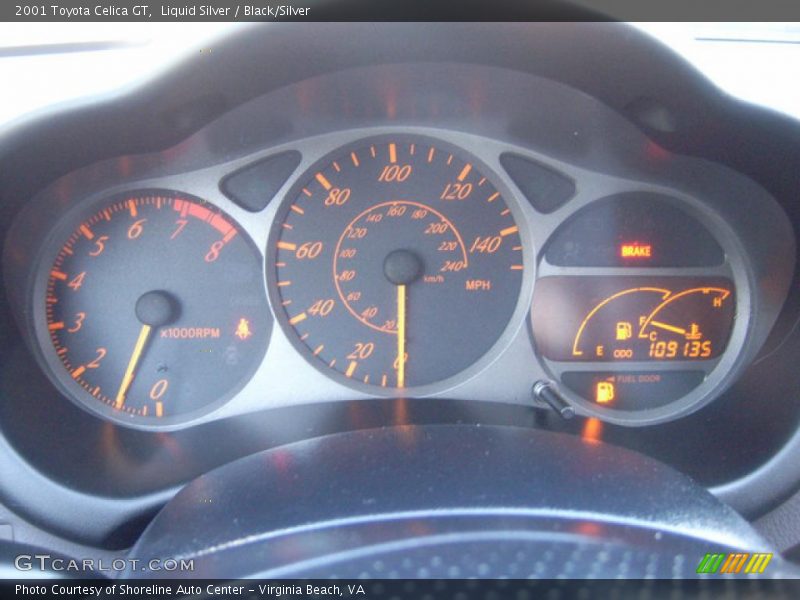 Liquid Silver / Black/Silver 2001 Toyota Celica GT