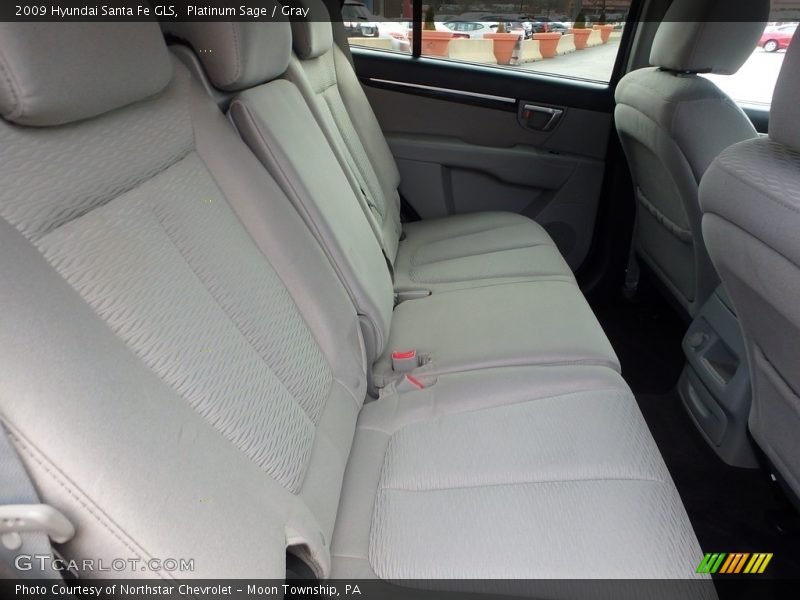 Platinum Sage / Gray 2009 Hyundai Santa Fe GLS