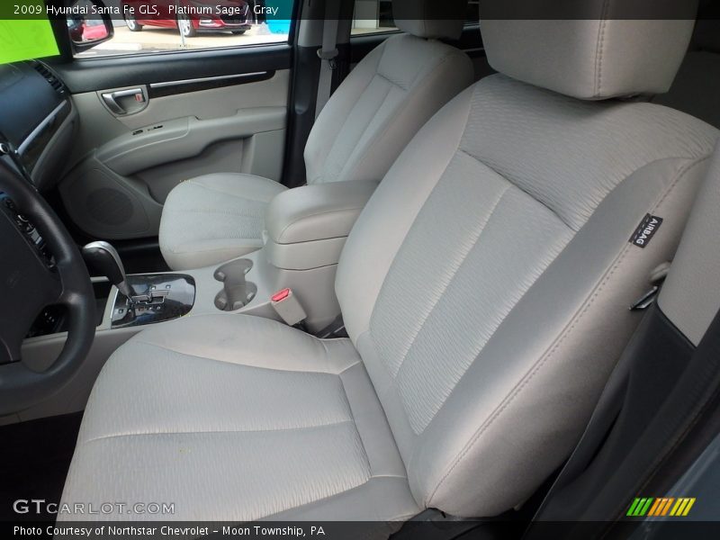Platinum Sage / Gray 2009 Hyundai Santa Fe GLS