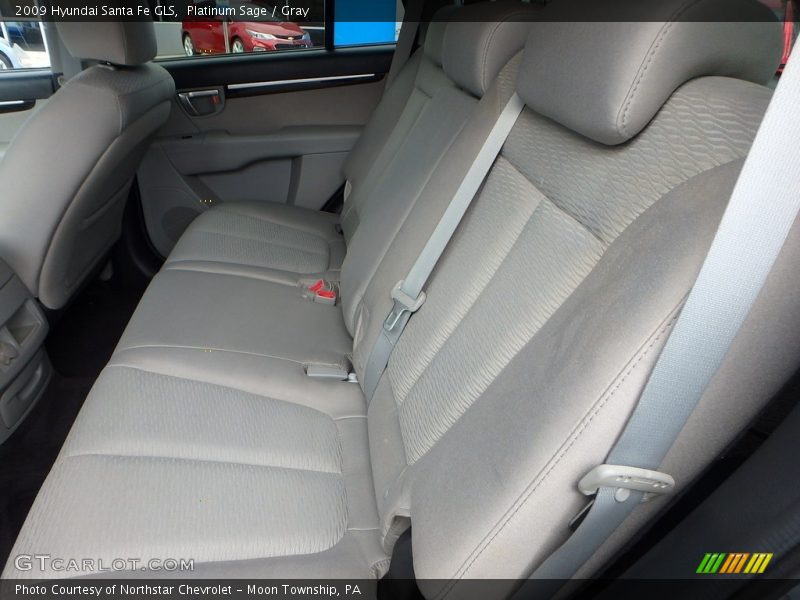 Platinum Sage / Gray 2009 Hyundai Santa Fe GLS