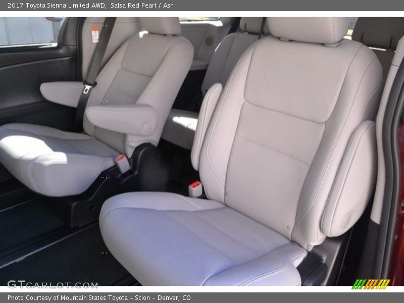 Salsa Red Pearl / Ash 2017 Toyota Sienna Limited AWD