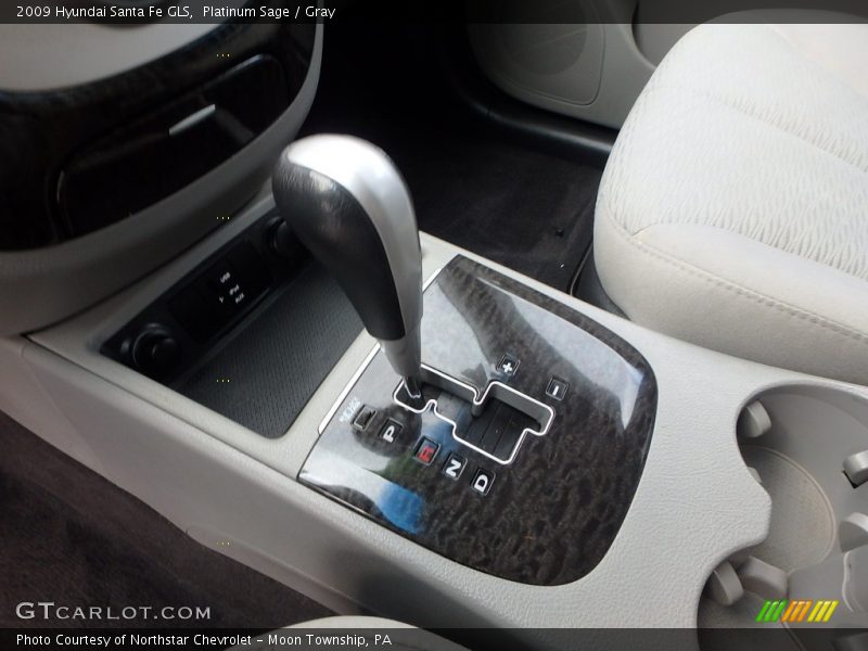 Platinum Sage / Gray 2009 Hyundai Santa Fe GLS